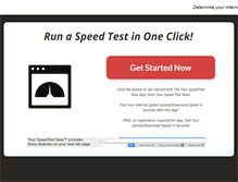 Tablet Screenshot of internetspeedtestnow.com